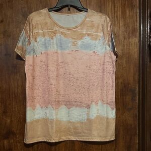 Women's Tie-Dye Pastel Short Sleeve Tee